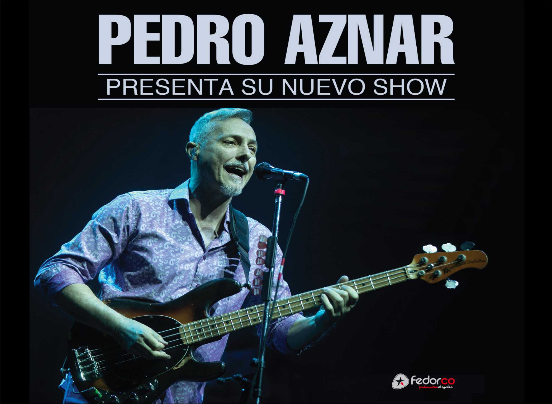 Pedro Aznar se presentará en Olavarría y Azul Canal Verte