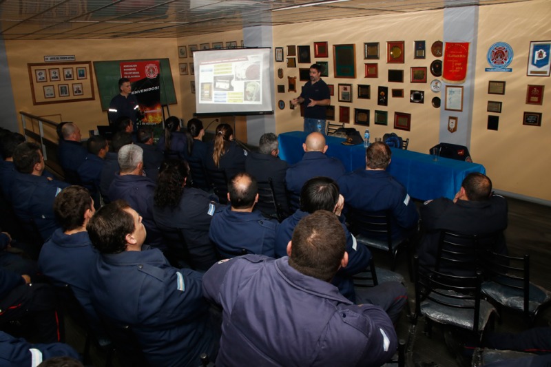 Importante capacitacin de Ferrosur para Bomberos