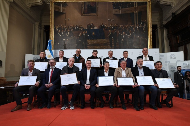 El Senado nacional homenaje a los campeones mundiales del 79