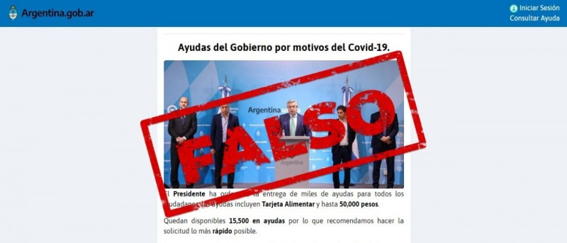 Atencin! Un nuevo engao para robar datos