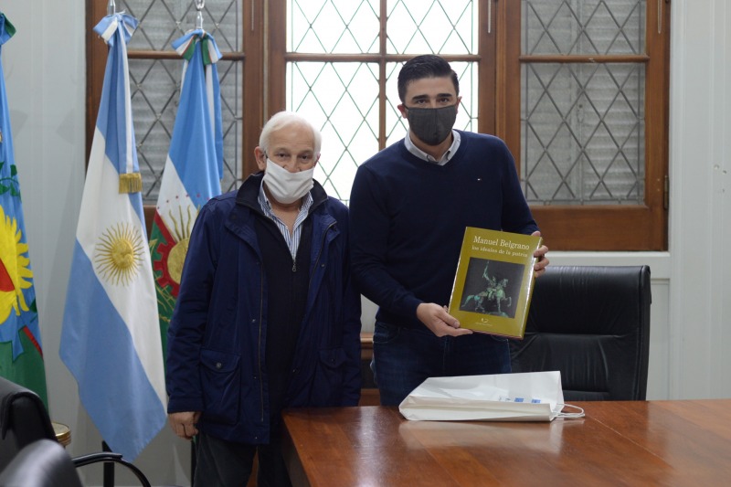 Pas por Olavarra el chozno nieto de Manuel Belgrano