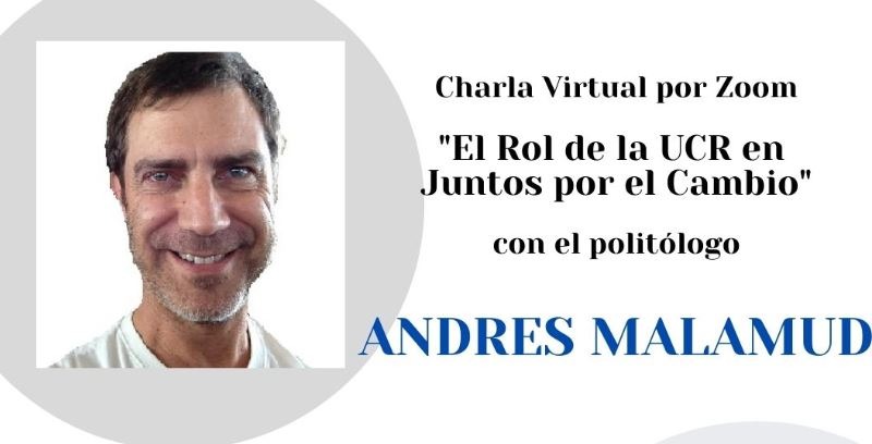 Radicales invitan a una charla con Andrs Malamud