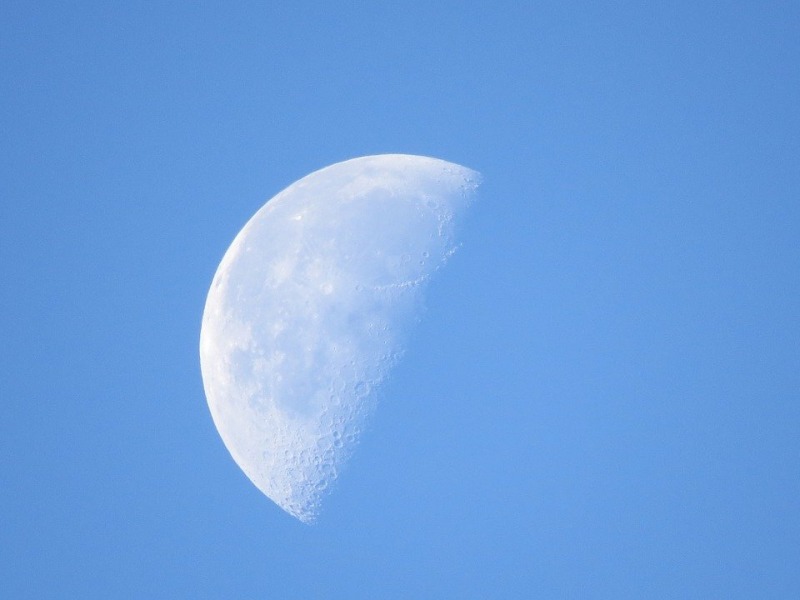 Por qu la Luna suele verse de da?