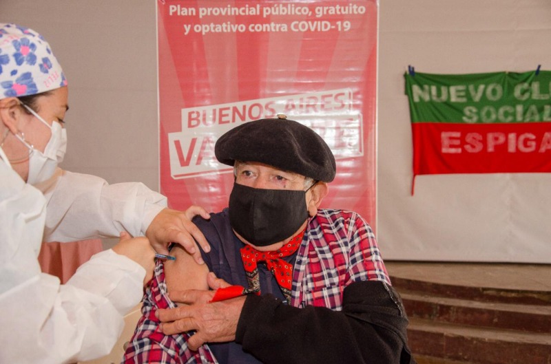 Vacunacin libre contra el Covid-19 en Espigas