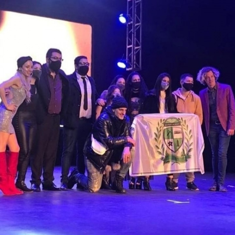 Juan Sebasti�n Abalo se present� en el Teatro Broadway