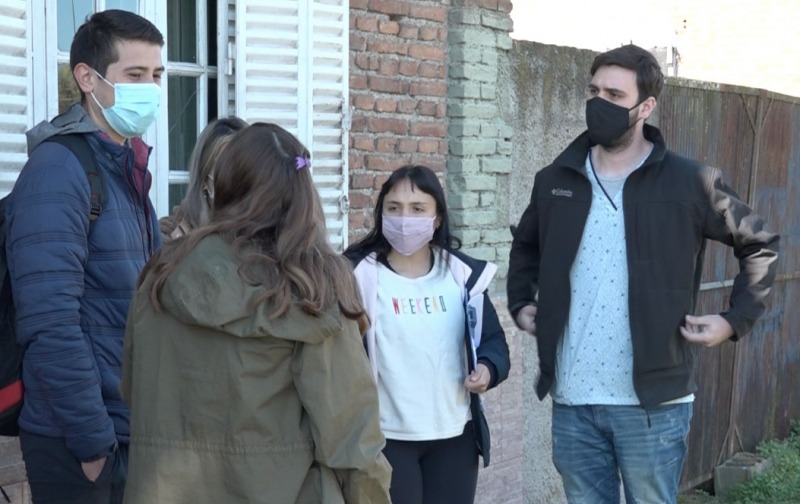 Estudiantes de Salud realizan prcticas en Colonia San Miguel
