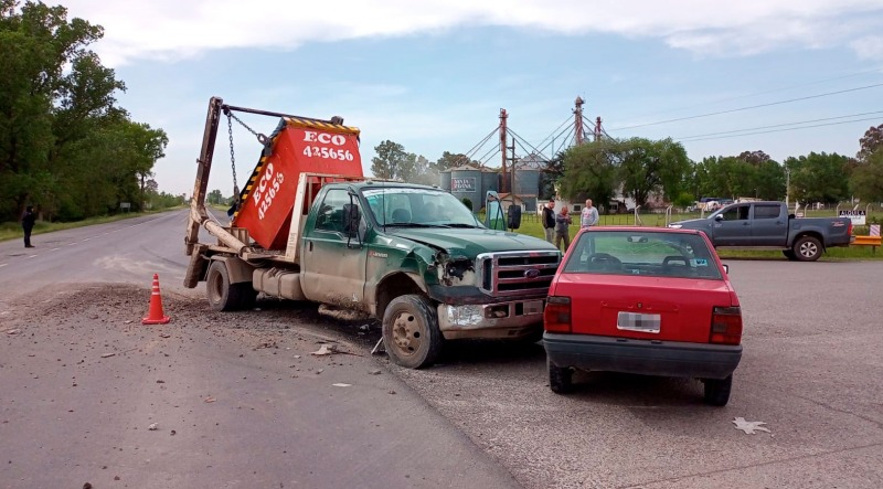 Fuerte choque con una persona herida en la Ruta 226