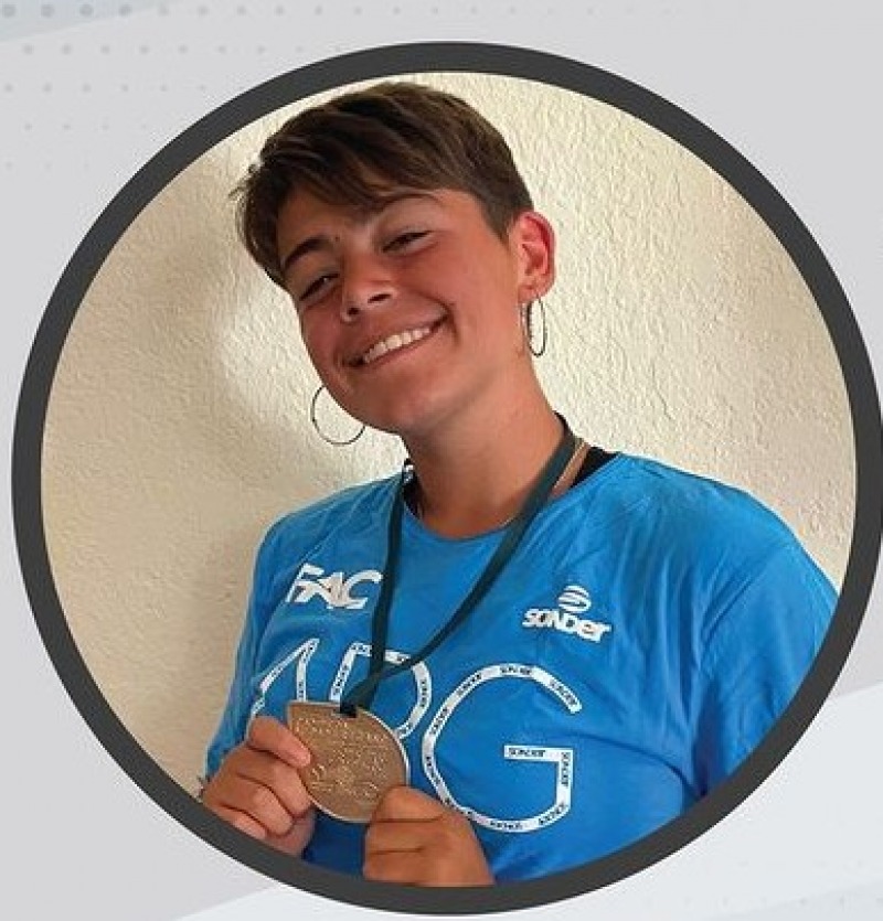 Maitena Jorge Romero tambi�n se colg� el oro en el Sudamericano