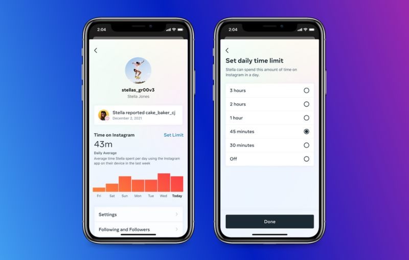 Lanzan nuevos controles parentales para Instagram