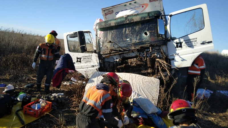 Daireaux: camionero muri atacado a piedrazos en un piquete