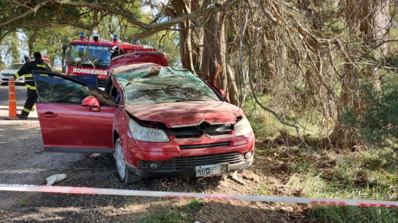 Dos olavarrienses murieron tras un despiste en la Ruta 51
