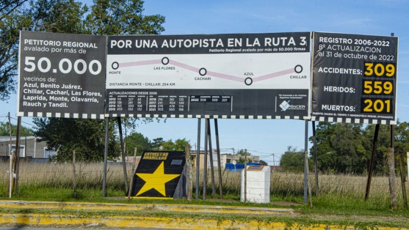 Informe accidentolgico de la Ruta 3 durante 2022