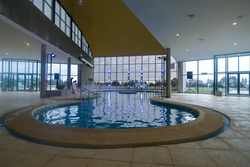Este viernes se inauguraron las termas de Tapalqu