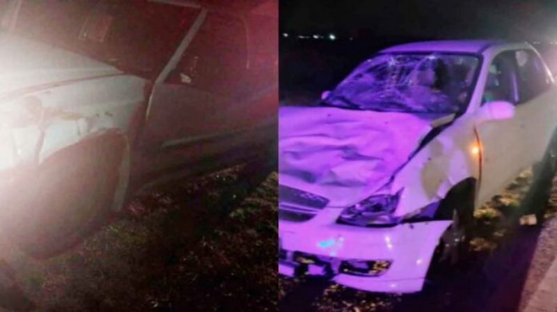 Dos milagros en Bolvar por choques con animales en la 226