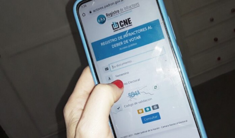 Quienes no fueron a votar pueden hacer el trmite online
