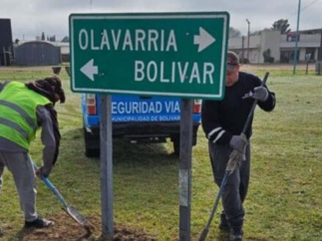 Para no confundirse los que viajan en direccin a Olavarra