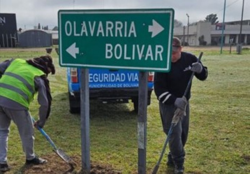 Para no confundirse los que viajan en direccin a Olavarra
