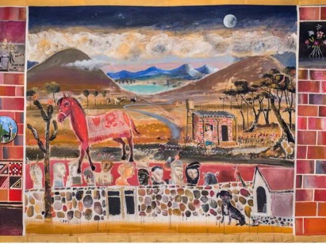 Pinturas de Miguel DArienzo en el Centro Cultural 