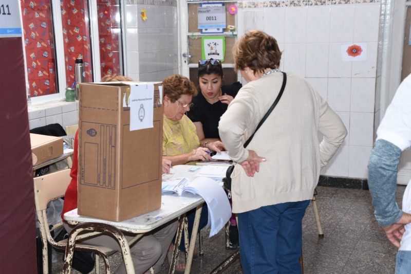Ya emiti su voto el 45% del padrn electoral nacional