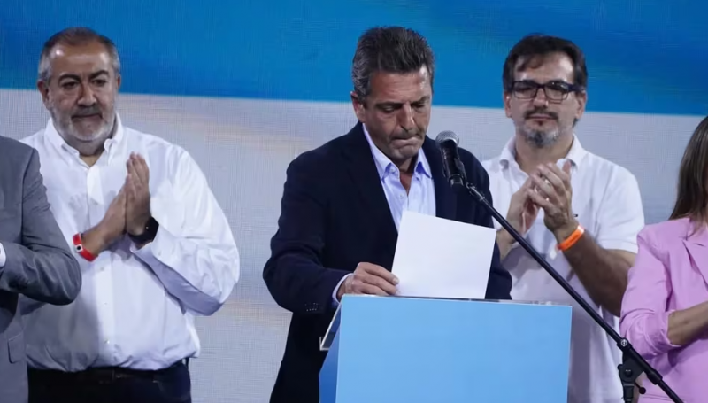 Sergio Massa reconoci la derrota