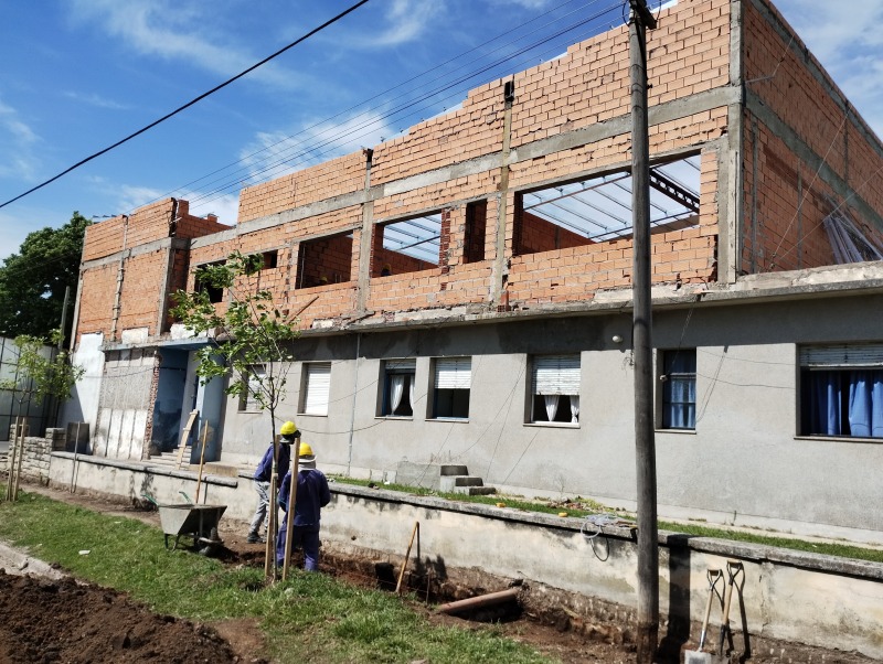 A medio transitar, la imponente obra en Salud