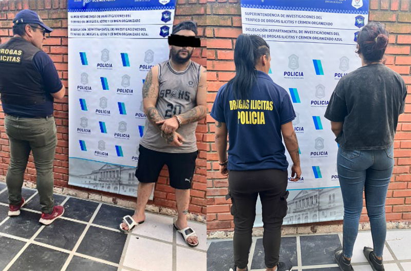 Dos personas fueron detenidas por comercializar cocana