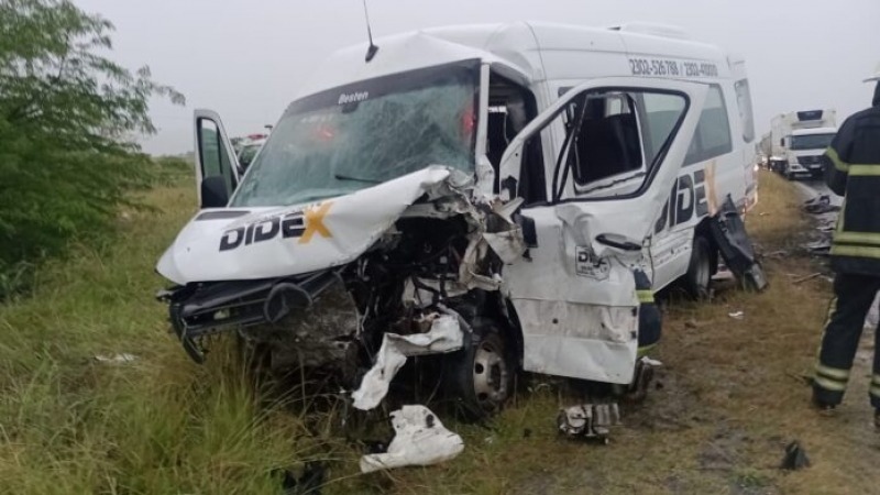 Choque en Ruta 226: un herido de gravedad y 6 hospitalizados
