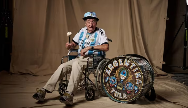 Muri Tula, el histrico hincha de la seleccin argentina