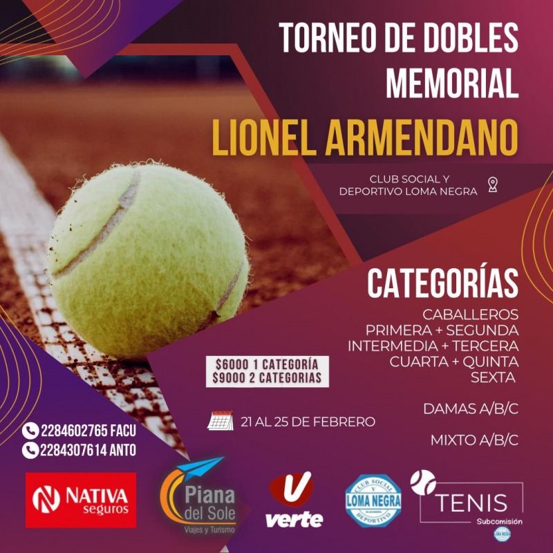 Se viene una nueva edicin del torneo Lionel Armendano