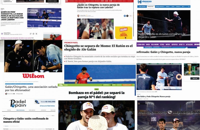 Chingotto - Galn acaparan titulares en portales espaoles