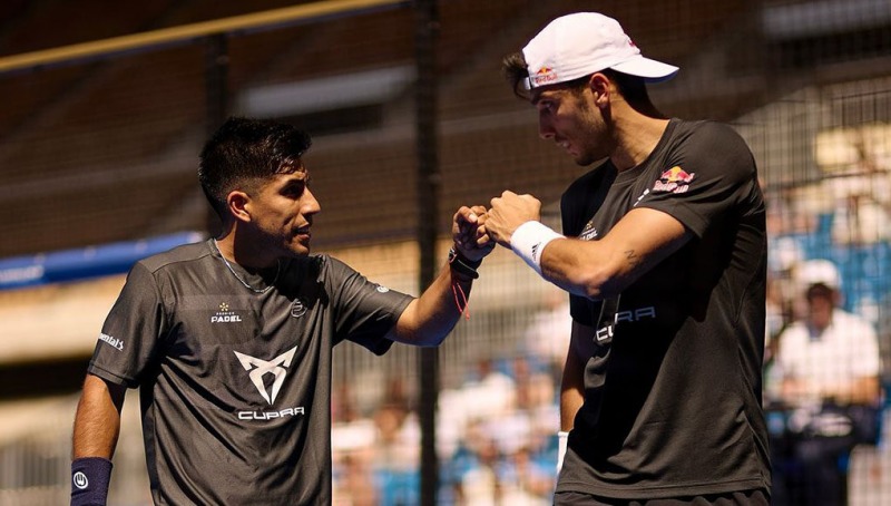 Fede Chingotto y Galn empezaron con buen pie en Paraguay