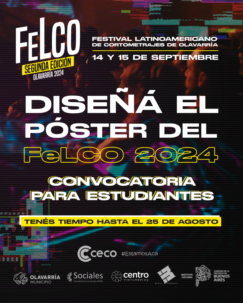 Convocatoria a estudiantes para dise�ar el p�ster del FeLCO �24