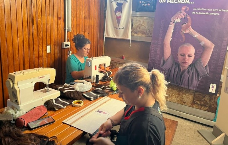 Pelucas Solidarias: cuando cada mechn de pelo vale