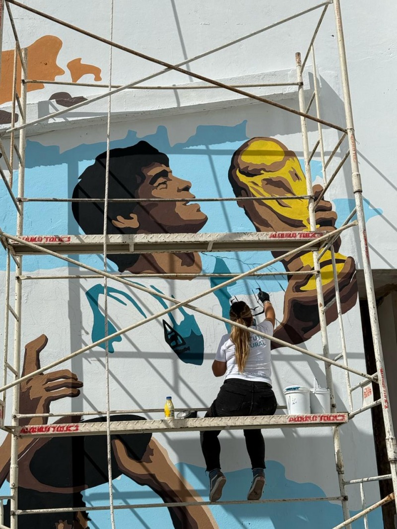 Diego, desde el pincel a las paredes