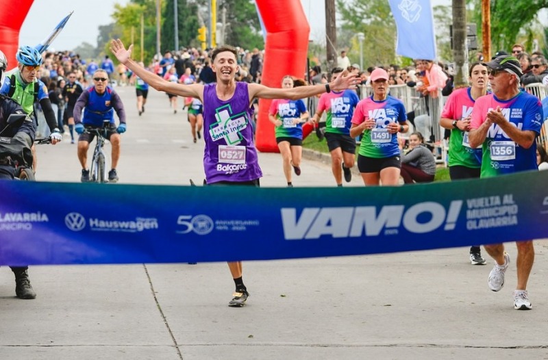 Fue una carrera muy rpida y sal decido a atacar a Gustavo