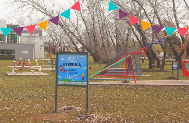 Se inaugura la primera plaza cientfica de Olavarra