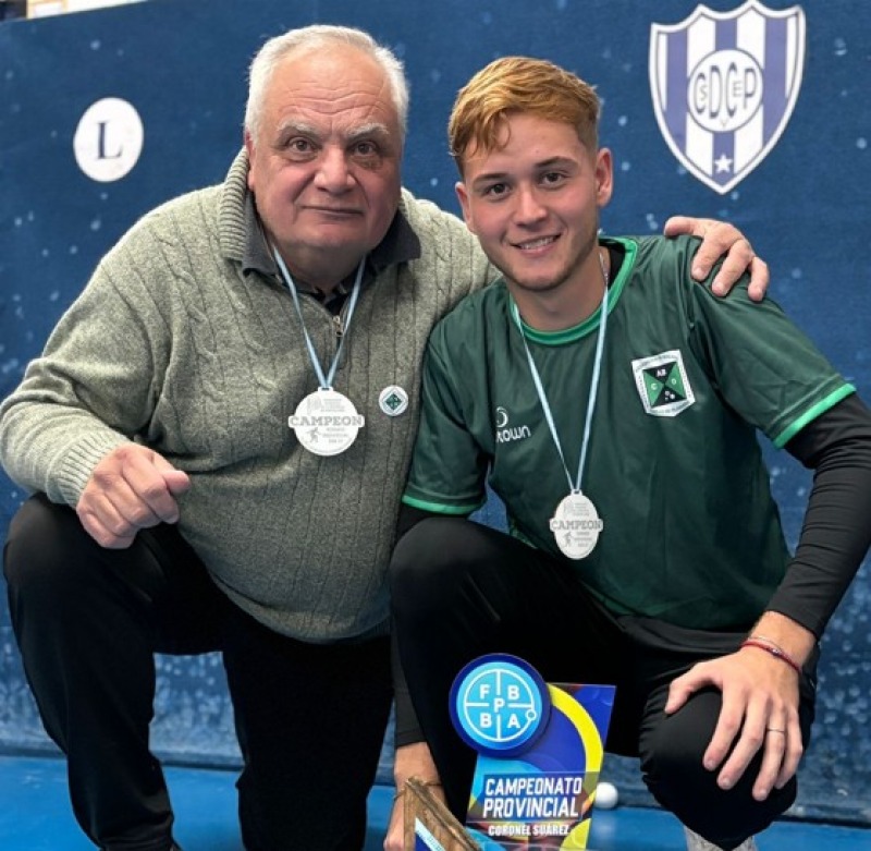Thiago Garca es campen provincial Sub 21 de bochas