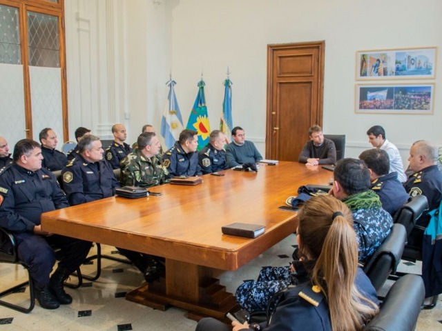 El intendente Wesner encabez una mesa de seguridad