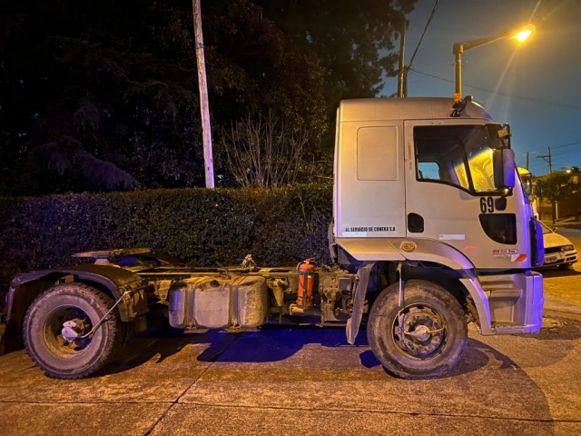 Retienen un camin con pedido de secuestro activo en Chubut