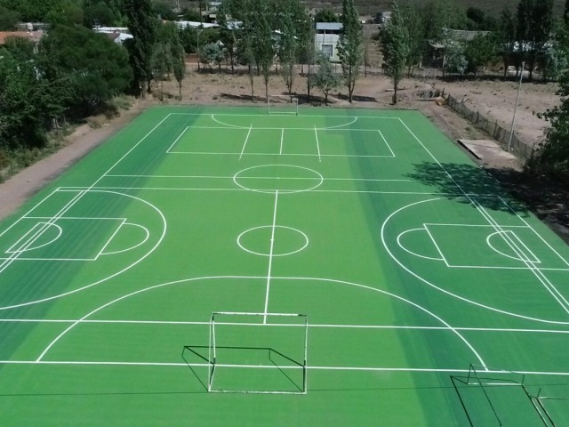 El Municipio construir playones deportivos en Hinojo y Sierra Chica