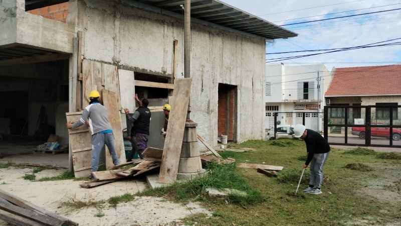 La semana que viene se reanudara la obra en Salud