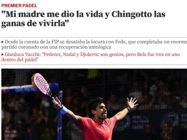 La cuenta de la FIP enloqueci con la actuacin de Fede