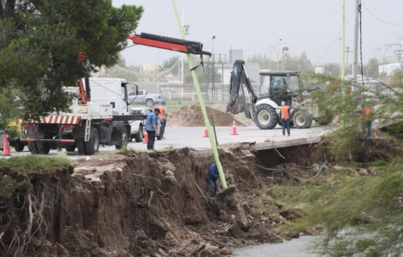Milei vet la ley de emergencia por la inundacin en Baha Blanca