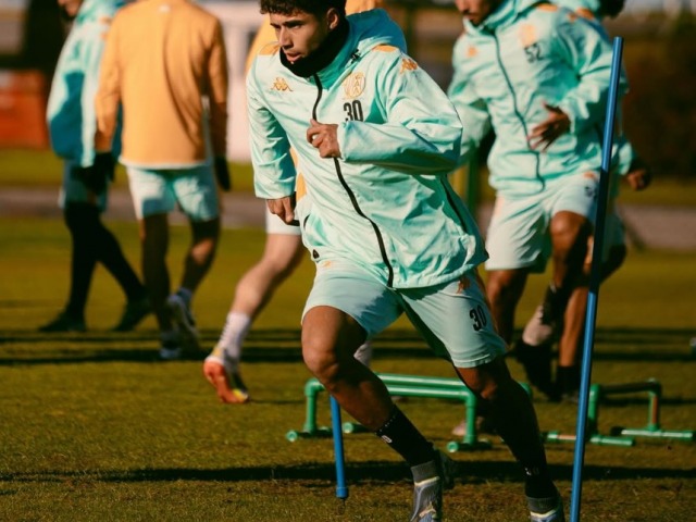 Lucio Falasco particip en la goleada de Aldosivi en un amistoso