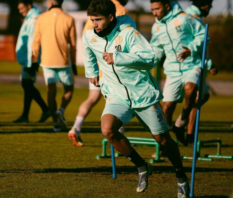 Lucio Falasco particip en la goleada de Aldosivi en un amistoso