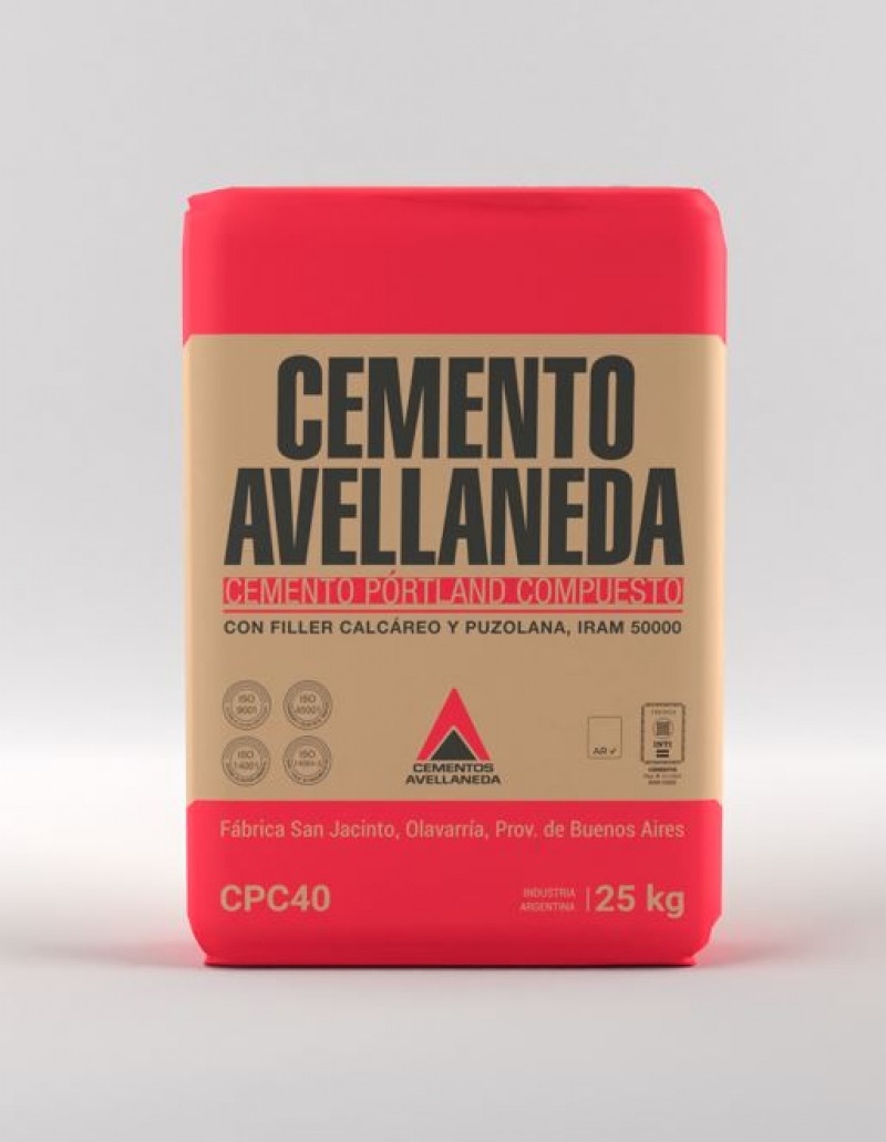 Cementos Avellaneda lanz los nuevos envases de 25 kilos