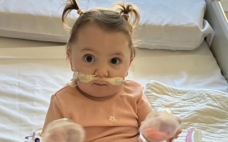 Una beb tandilense recibi un trasplante de corazn