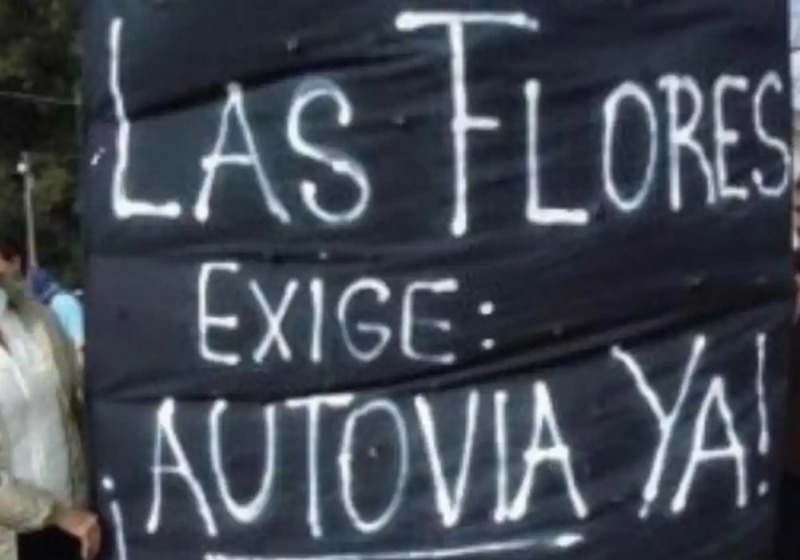 Vecinos de Las Flores volvern a manifestarse por la Ruta 3