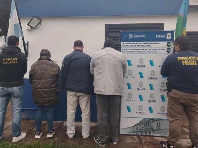La Madrid: tres imputados y gran cantidad de droga secuestrada