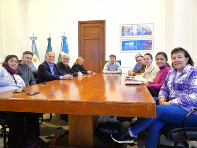 Autoridades de Leiria se reunieron con el intendente Wesner